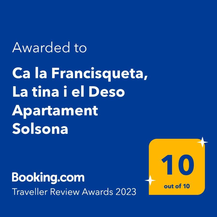 Ca La Francisqueta, La Tina I El Deso Apartament โซลซอนา ภายนอก รูปภาพ