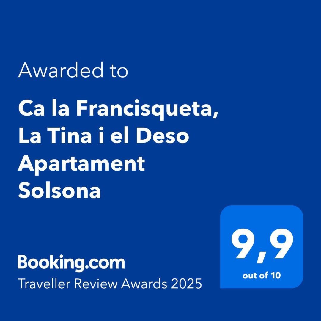 Ca La Francisqueta, La Tina I El Deso Apartament โซลซอนา ภายนอก รูปภาพ